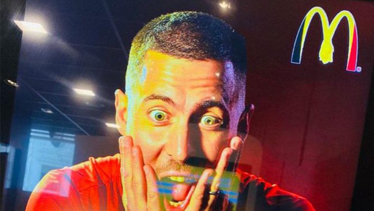 Hazard se convierte en la imagen promocional de McDonald’s en Bélgica