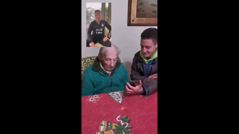 Video: el emotivo mensaje de Leo Messi a Don Hernán, un señor de 100 años que apunta a mano todos sus goles