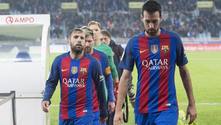 Busquets, Jordi Alba y Braithwaite apuntan a Alemania