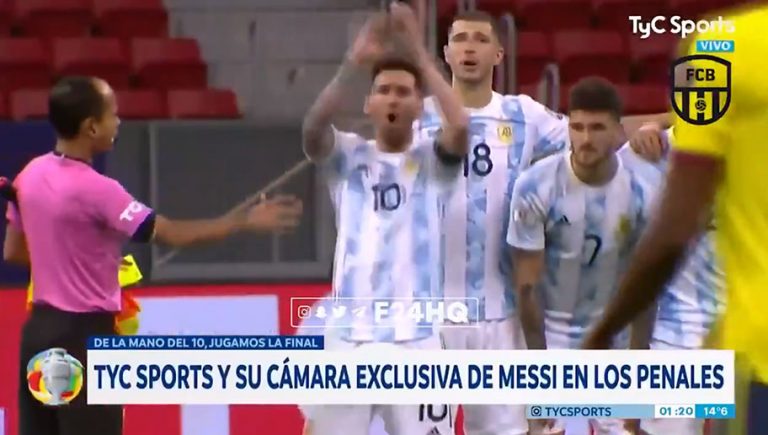 Video: Messi explota y se burla de Yerry Mina tras su falla en el penal: “¡Bailá ahora!”