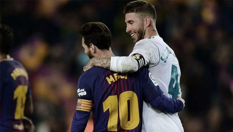 Sergio Ramos le da la bienvenida a Messi al PSG a través de Instagram