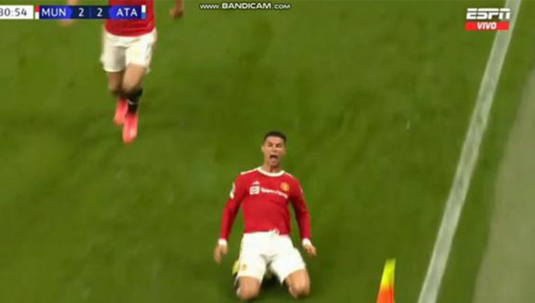Video: el cabezazo de Cristiano Ronaldo que le dio el triunfo al Manchester United