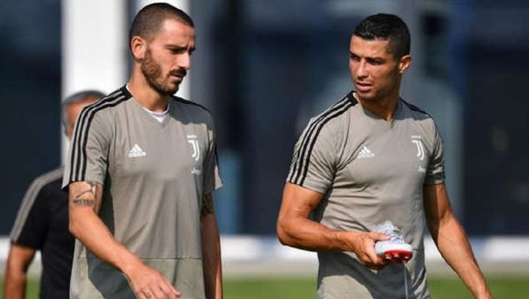 Bonucci amenaza con golpear a Cristiano Ronaldo