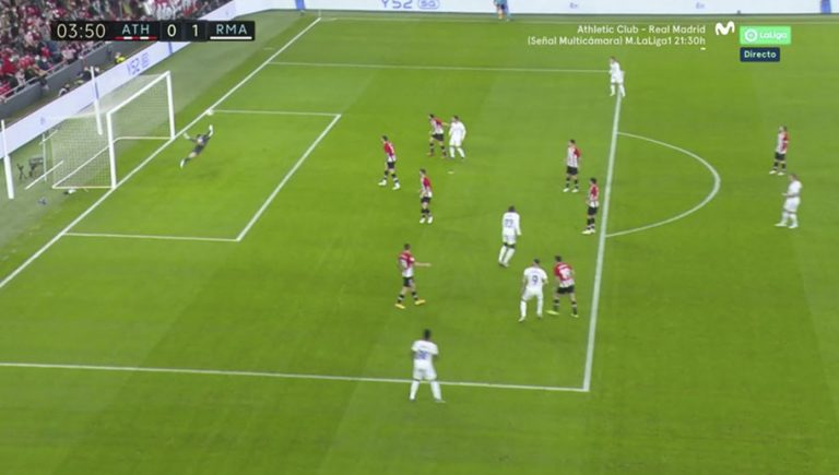 Video: Benzema marca ante el Athletic uno de los mejores goles de toda su carrera
