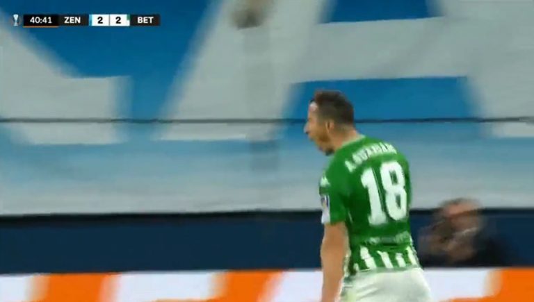 Video: los golazos de Andrés Guardado y Guido Rodríguez con el Betis en la Europa League