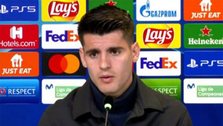 Álvaro Morata ningunea al FC Barcelona en conferencia de prensa previa a la Champions