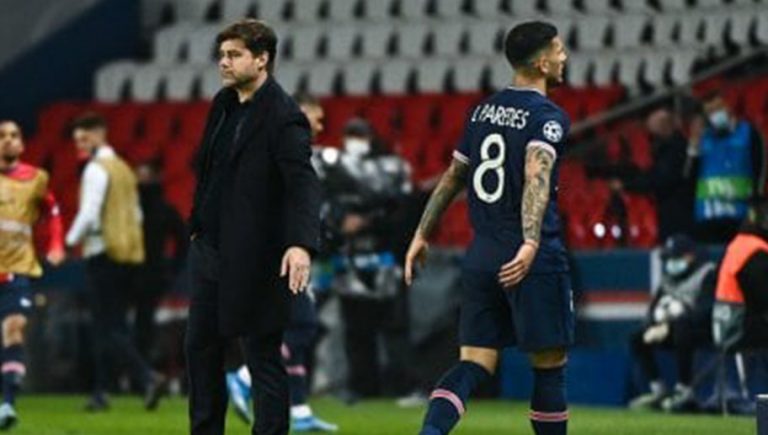 Pochettino confiesa que Paredes casi le rompe la nariz tras el partido ante el Real Madrid