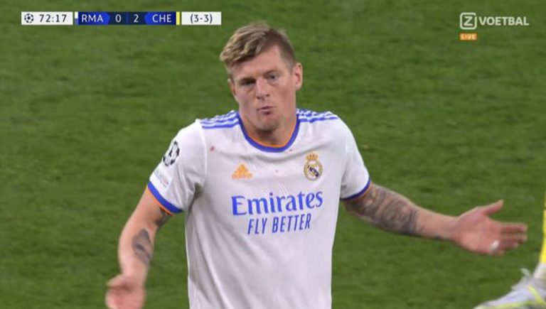 Video: el insulto de Toni Kroos a Ancelotti al ser sustituido por Camavinga