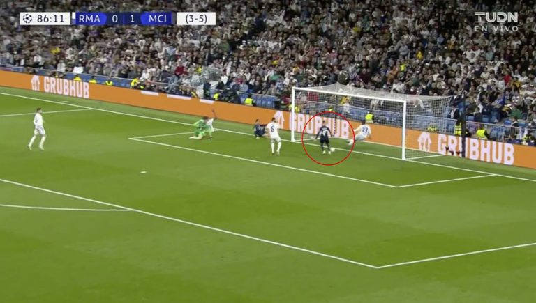 Video: la falla de Foden que permitió la remontada del Madrid