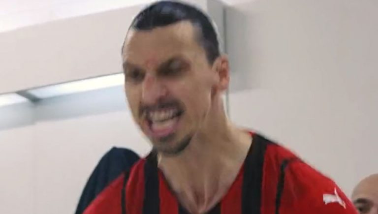 Video: el épico discurso de Zlatan a sus compañeros tras ganar la Serie A