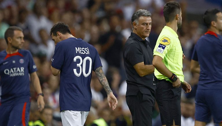 Christophe Galtier revela la polémica razón por la que Messi no termina los partidos