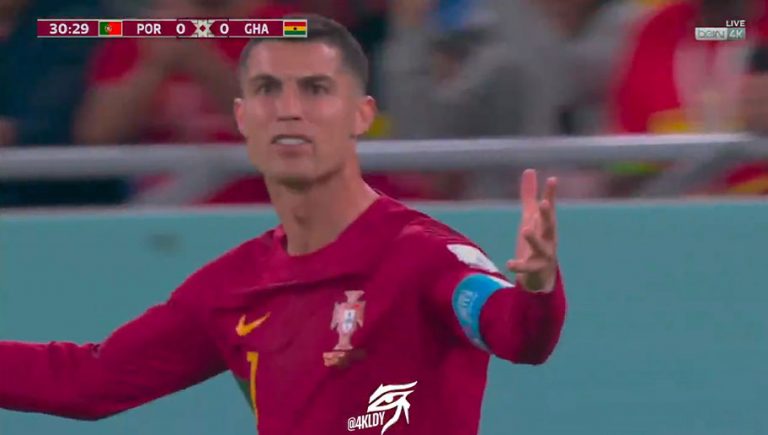 Video: el gol que le anularon a Cristiano Ronaldo ante Ghana