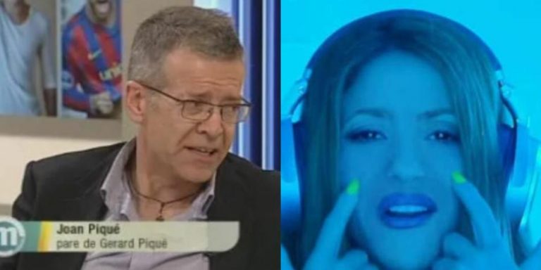FOTO: Papá de Gerard Piqué responde a nueva canción de Shakira