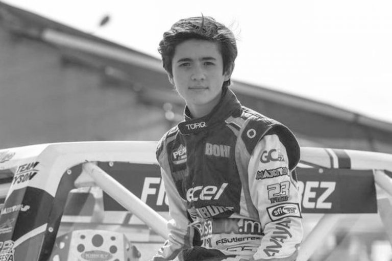 Pierde la vida en trágico accidente “Fico” Gutiérrez Hoppe, piloto mexicano de 17 años y promesa de la NASCAR