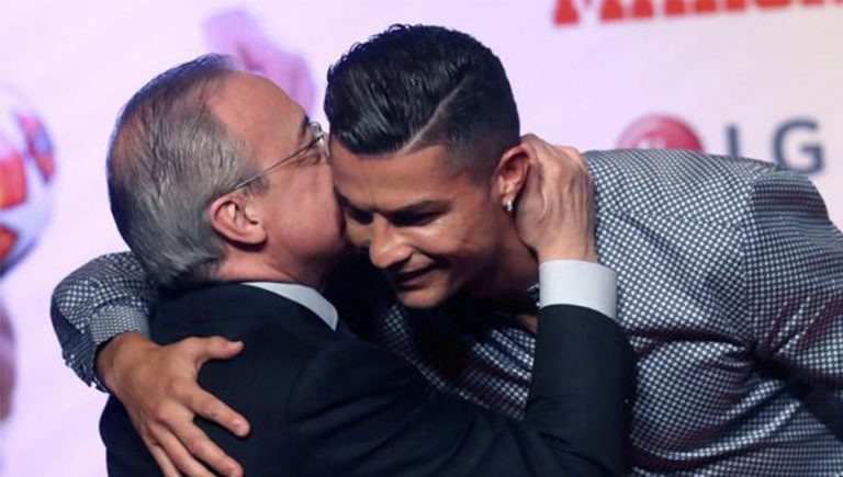 Florentino Pérez prepara homenaje para Cristiano Ronaldo en el Real Madrid