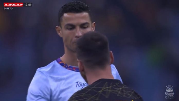 Video El último Saludo Entre Lionel Messi Y Cristiano Ronaldo La Gambeta