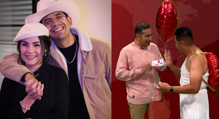 VIDEO: “El Capi” Pérez recibe polémico regalo de su esposa en pleno programa