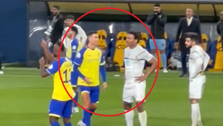 Video: rival humilla a Cristiano Ronaldo en Arabia Saudita