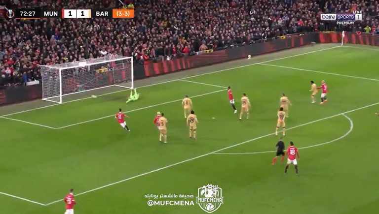 Video: el golazo de Antony que deja al Barcelona fuera de la Europa League