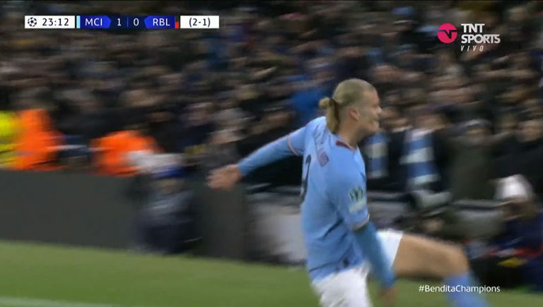 Video: el hat trick de Erling Haaland en el primer tiempo ante el Lepzig