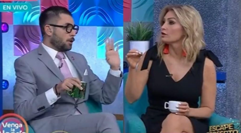 VIDEO: Anette Cuburu y Ricardo Cásares protagonizan fuerte pelea en plena emisión de VLA