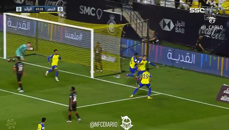 Video: “Air Cristiano” se hace presente en la liga de Arabia Saudita
