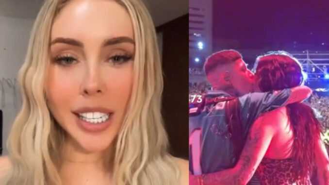 Karely Ruiz responde a mensaje de Maya Nazor tras beso con Santa Fé Klan