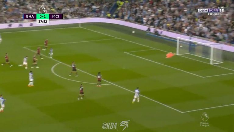 Video: Julio Enciso marca al Manchester City uno de los mejores goles de la temporada