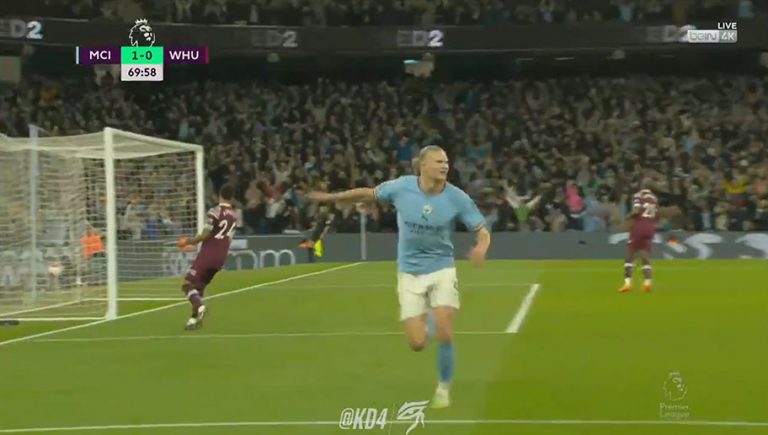 Video: así fue el golazo histórico de Erling Haaland