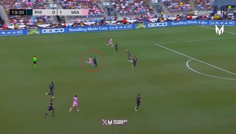 Video: el golazo de Messi desde afuera del área que lleva al Inter de Miami a la final
