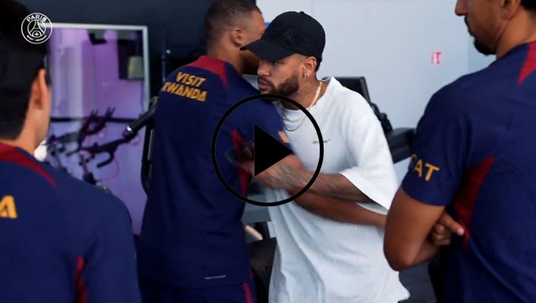 Video: la polémica despedida de Mbappé y Neymar en París