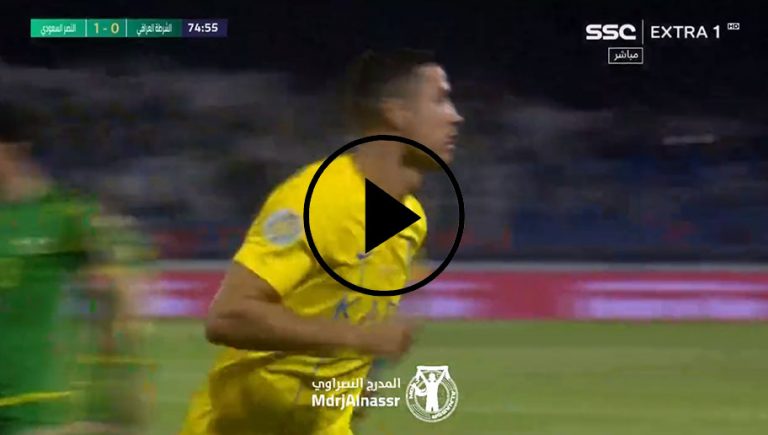 Video: Cristiano aparece nuevamente en los últimos minutos para llevar al Al-Nassr a la final