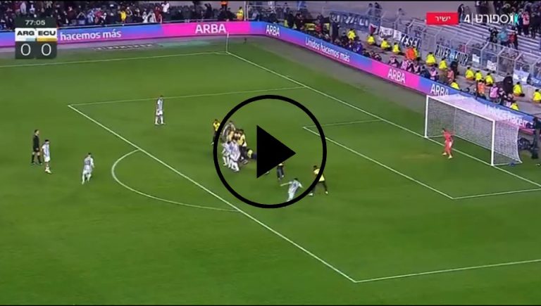 Video: el nuevo golazo de tiro libre de Lionel Messi con la selección de Argentina
