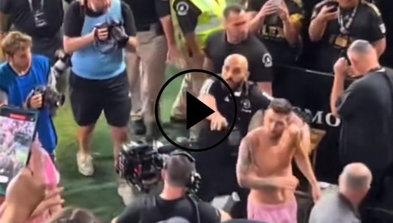 Video: el ataque a Messi tras la victoria del Inter de Miami ante el LAFC