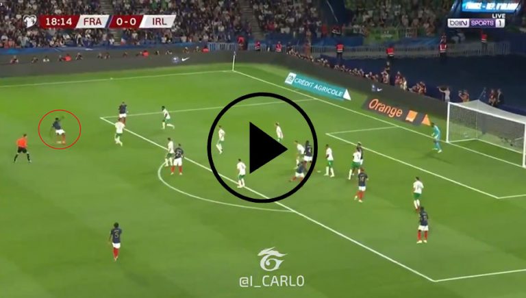 Video: el golazazo desde fuera del área de Tchouaméni con la selección de Francia