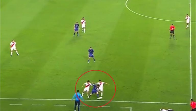 Video: la gambeta de Messi ante Perú que ya le da la vuelta al mundo