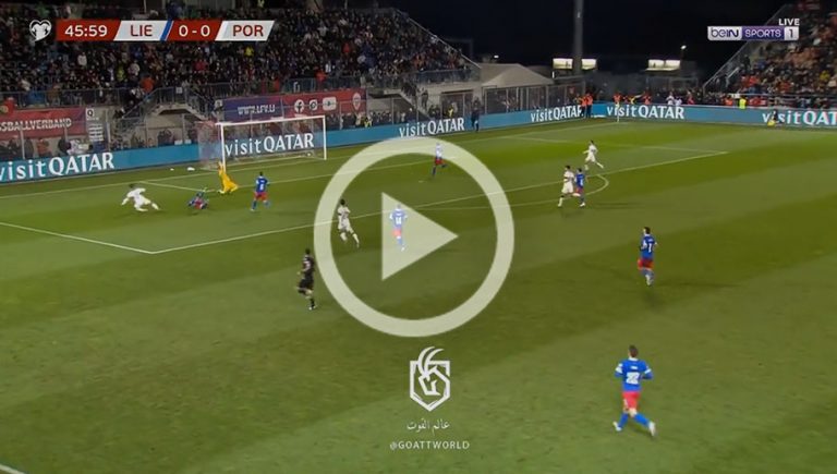 Video: el golazazo de zurda de Cristiano Ronaldo con la selección de Portugal
