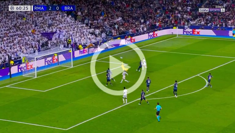 Video: el golazazo de vaselina de Rodrygo en la UEFA Champions League