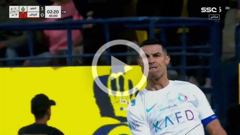 Video: la asistencia de Cristiano Ronaldo que parece de Messi