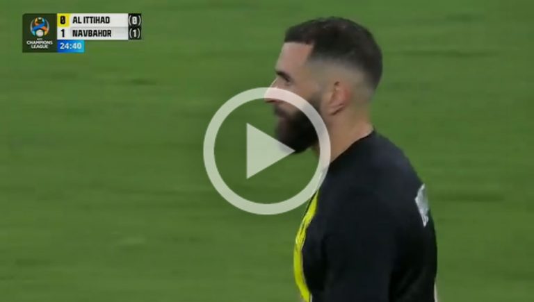 Video: el autogolazo de Karim Benzema en la Champions Asiática