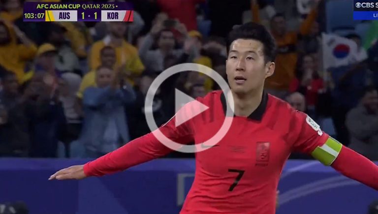 Video: el golazo de tiro libre de Heung-Min Son al 104′ del que todo el mundo está hablando